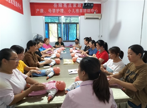 岳陽亮點家政月嫂，育嬰師，催乳師，產康師，小兒推拿培訓中心